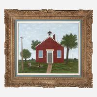 Doris Emrick Lee (American, 1905-1983) Country Schoolhouse