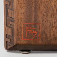 Taliesin end tables, pair, c. 1955 Heritage Henredon, USA