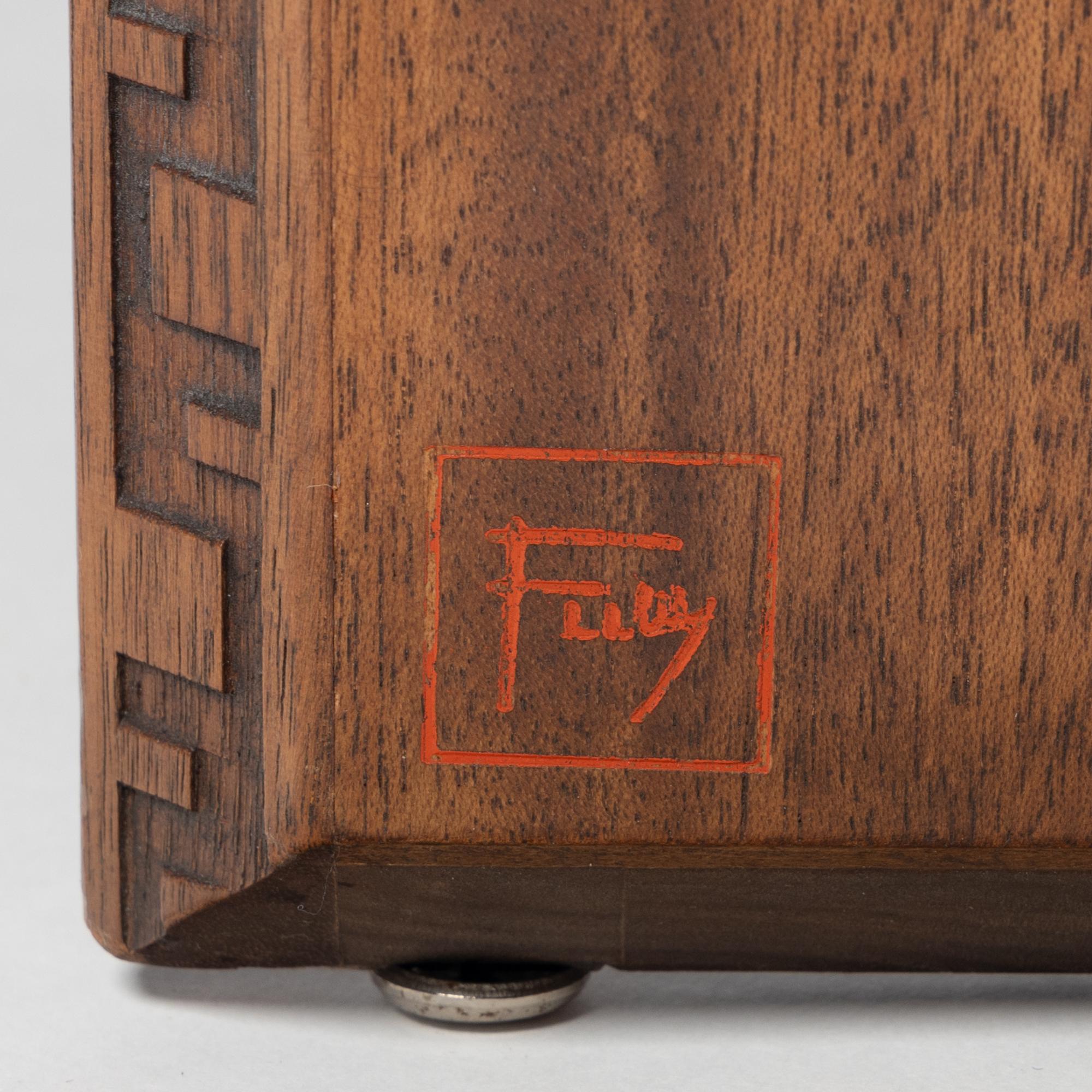 Taliesin end tables, pair, c. 1955 Heritage Henredon, USA