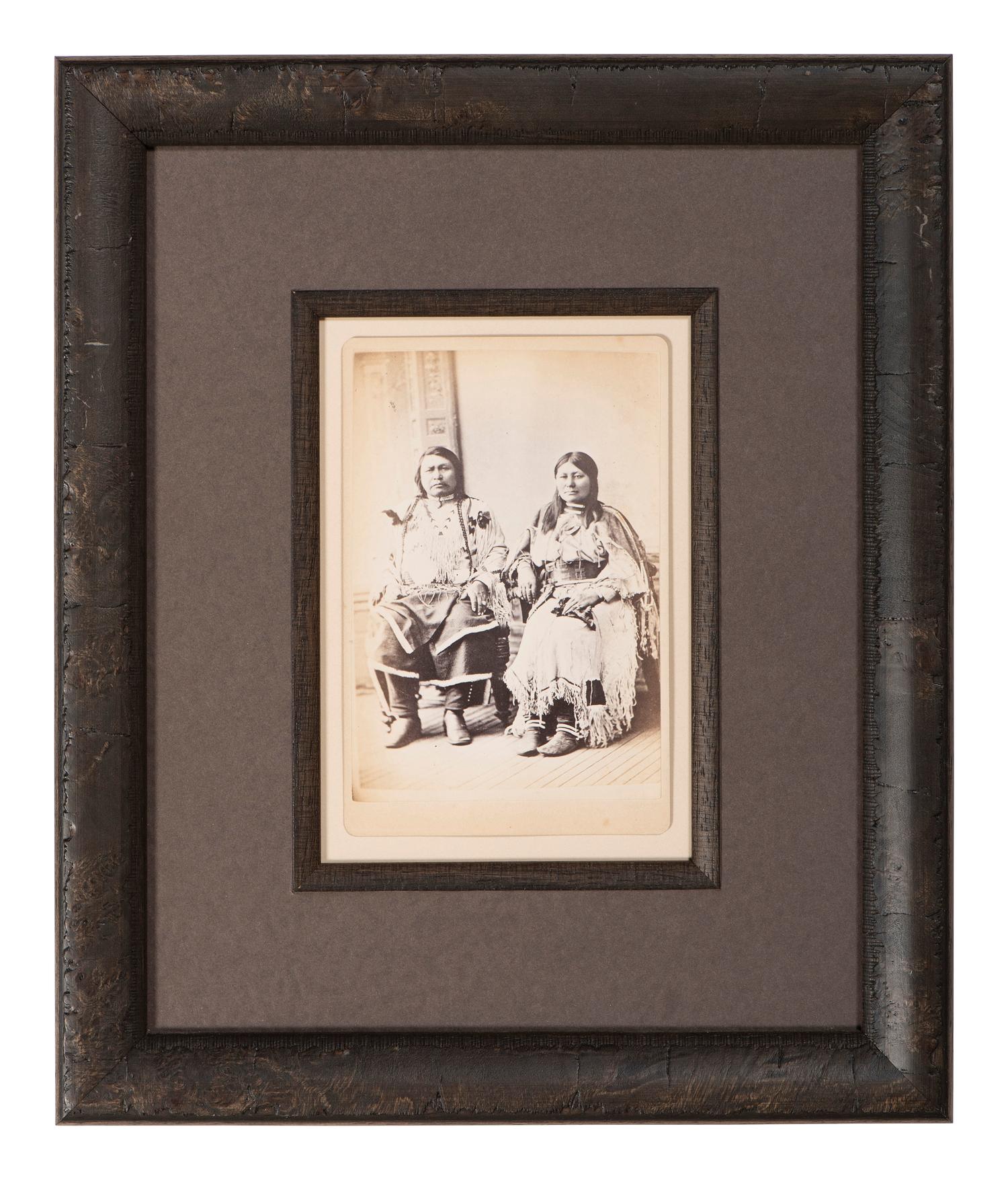 [CHOATE, John N. (1848-1902), photographer]. 3 cabinet cards featuring chiefs, ca 1880.