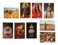 [NATIVE AMERICANS]. A group of 45+ postcards of Native Americans, incl. real photo postcards.
