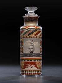 An Andrew Clemens (American, 1857-1894) Sand Bottle