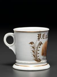 A Police Officer's Porcelain Occupational Shaving Mug