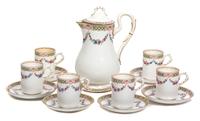 A Royal Worcester Porcelain Teapot Height of tallest 8 1/2 inches. — 19TH/20TH CENTURY