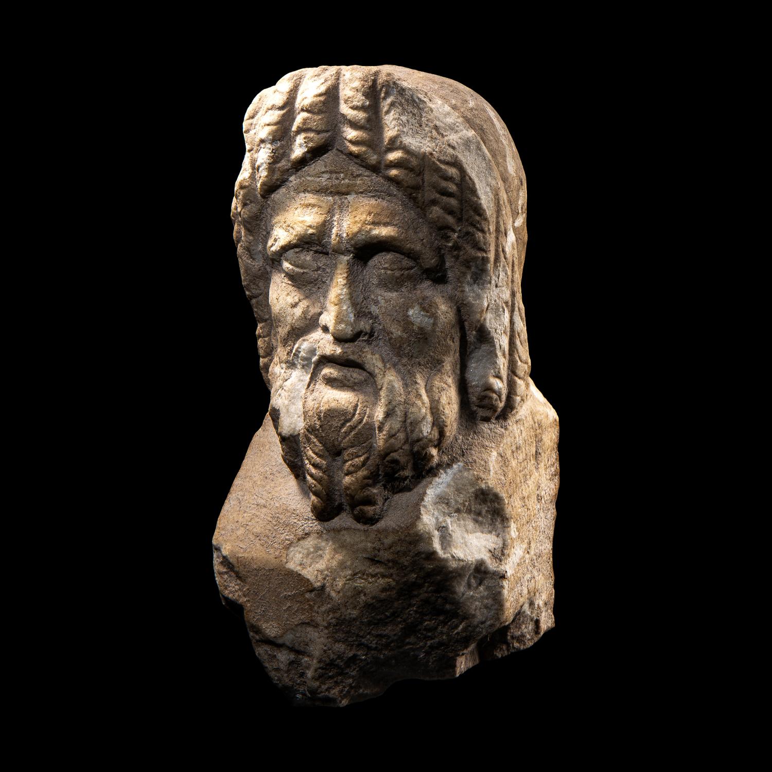 A Roman Marble Herm Head