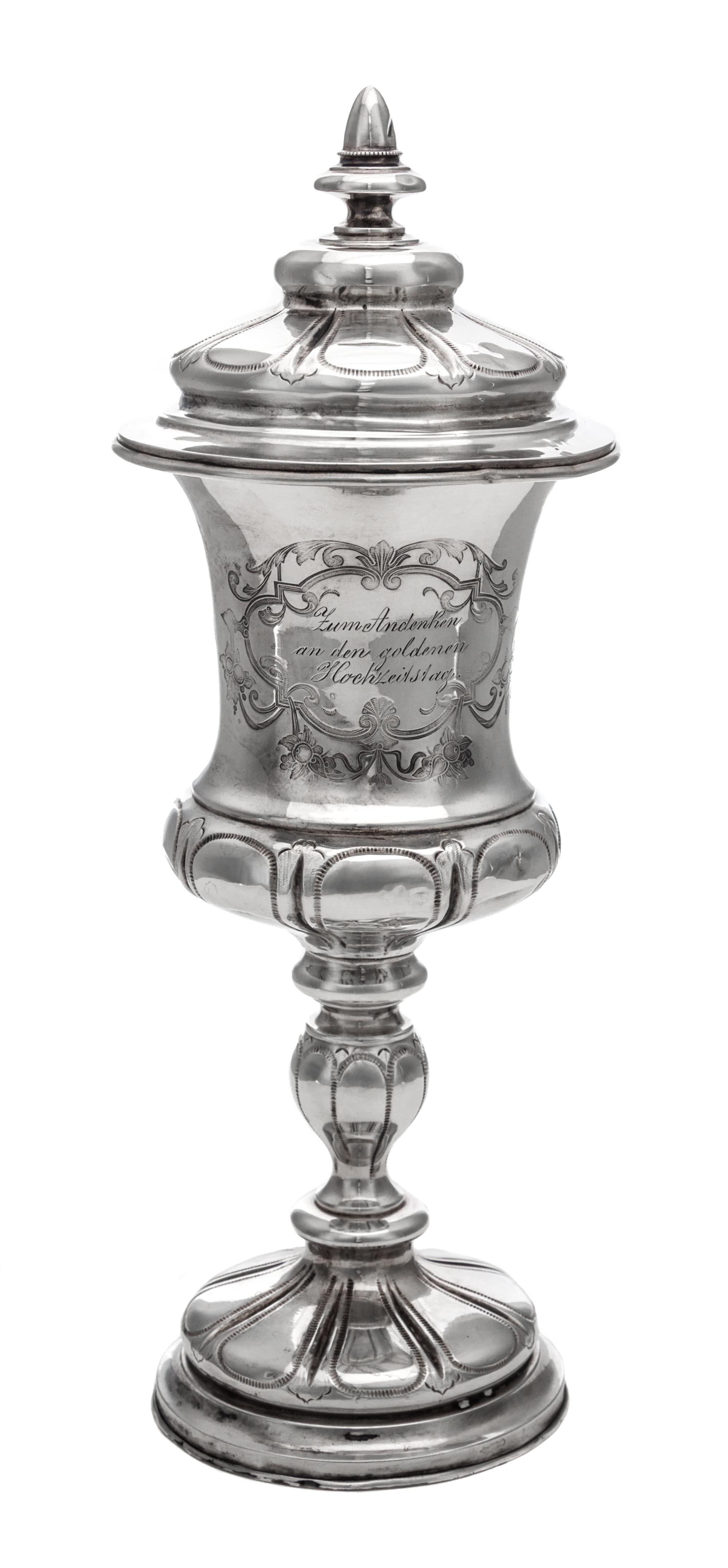 A German Silver Pokal Height 11 1/2 inches. — LATE 19TH/EARLY 20TH CENTURY