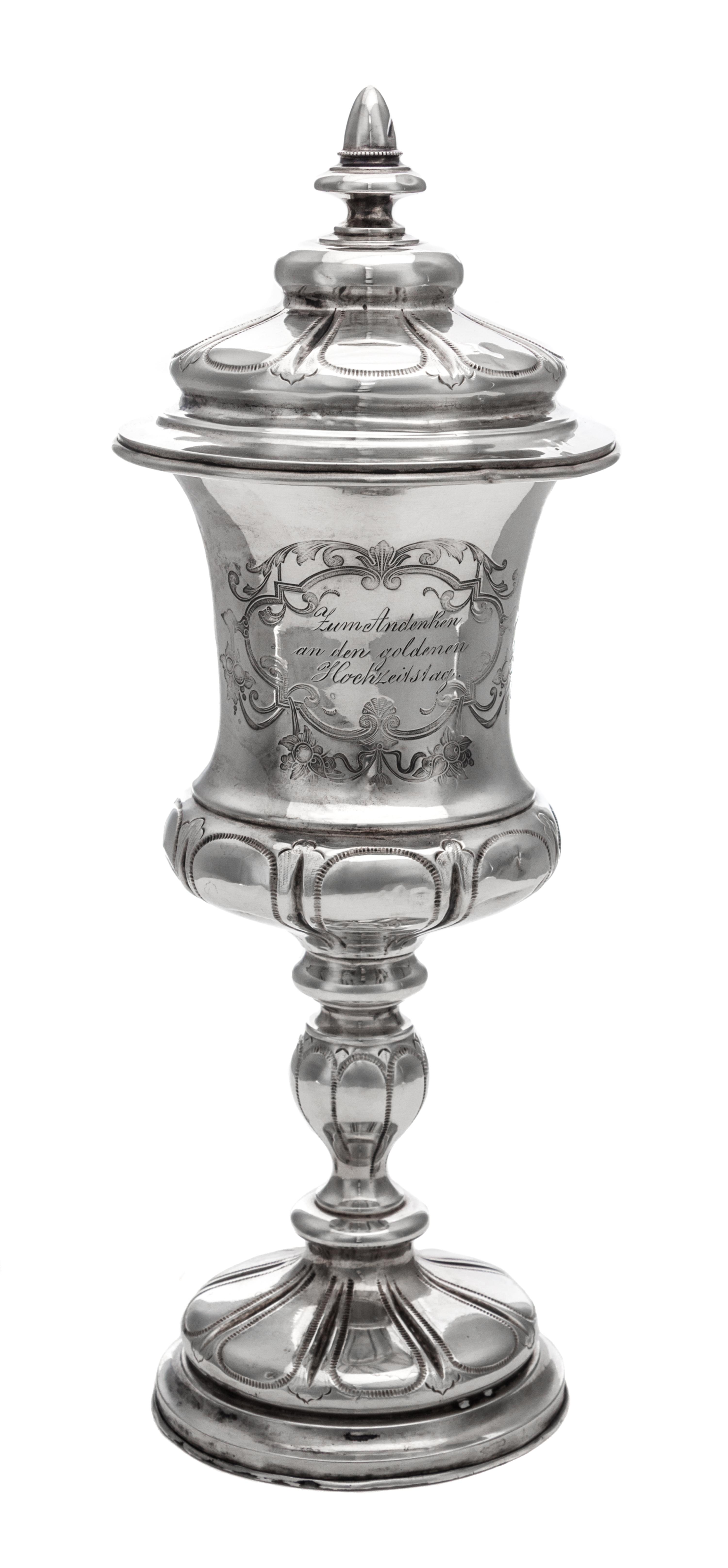 A German Silver Pokal Height 11 1/2 inches. — LATE 19TH/EARLY 20TH CENTURY