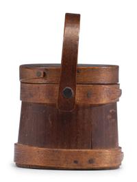 A Miniature Lidded Firkin
