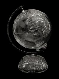 A Waterford Small World Globe on Stand — 20th Century