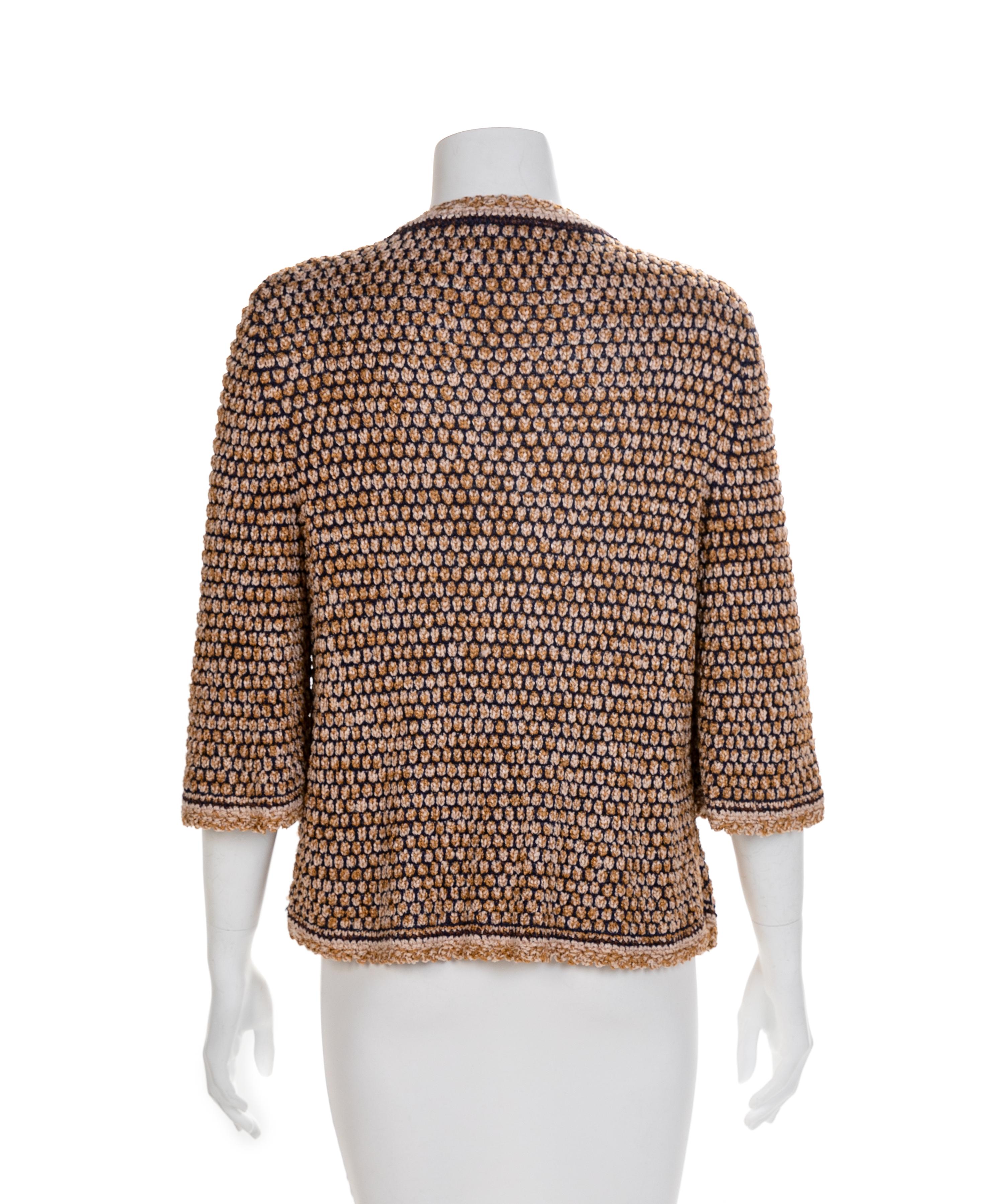 Chanel Knit Cardigan, 2000s Size label: 44