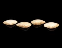 Two Pairs of Japanese Satsuma Shell-Form Games