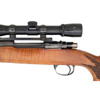 ** Sporterized Mauser 98 with Sleeved Barrel and Weaver Scope
