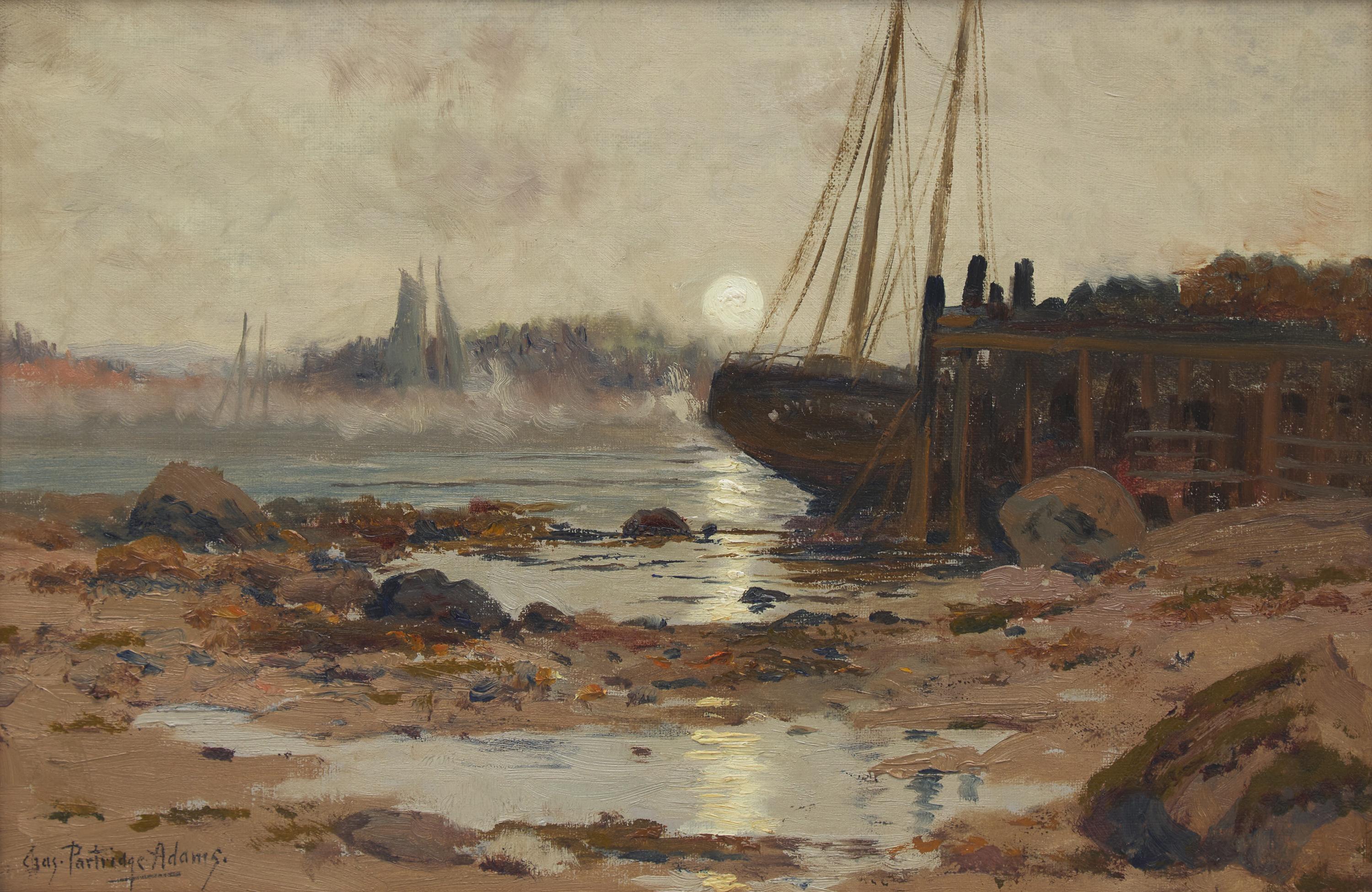Charles Partridge Adams (American, 1858–1942) — At Bar Harbor, Foggy Morning