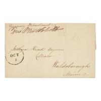 [Americana] [Declaration of Independence] Wolcott, Oliver. Free franked signature
