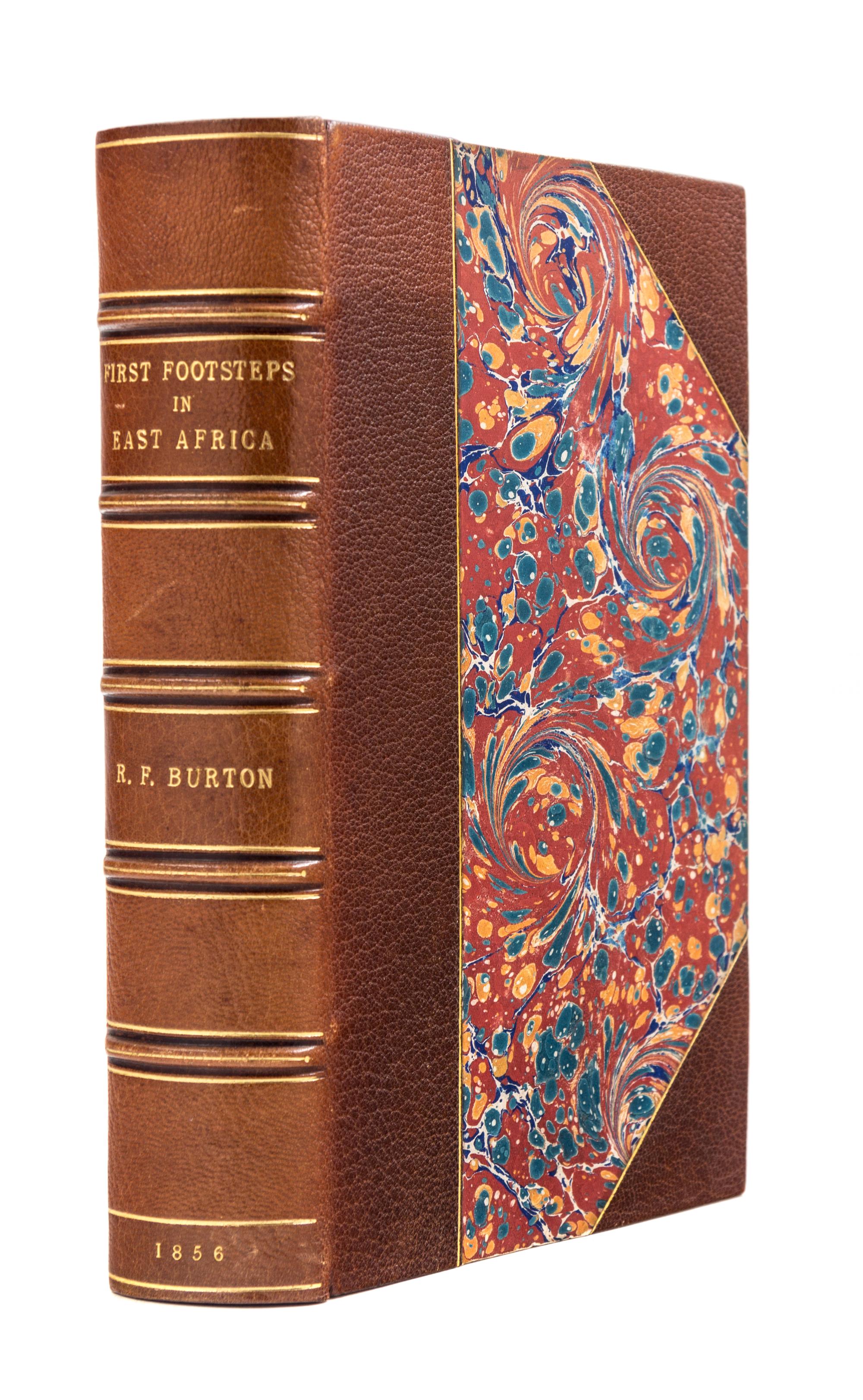 BURTON, Richard Francis, Sir (1821-1890). First Footsteps in East Africa. London, 1856. FIRST EDITION, second issue.