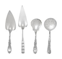 Four Tiffany and Co. Silver Serving Articles