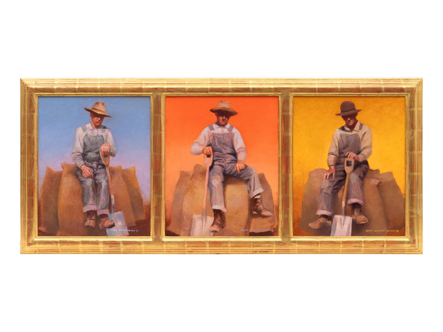 Grain Sackers I, II, III (triptych)