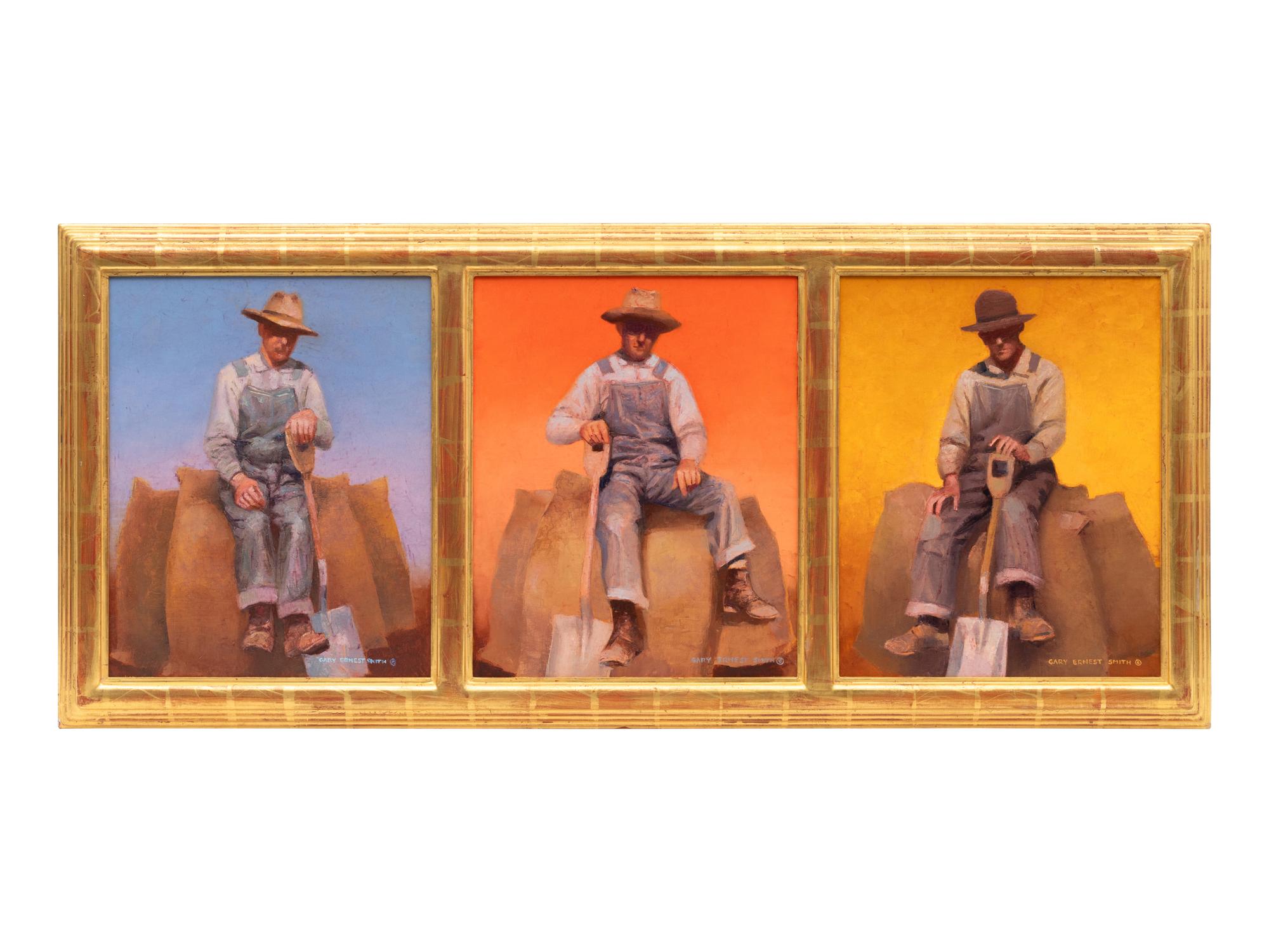 Grain Sackers I, II, III (triptych)
