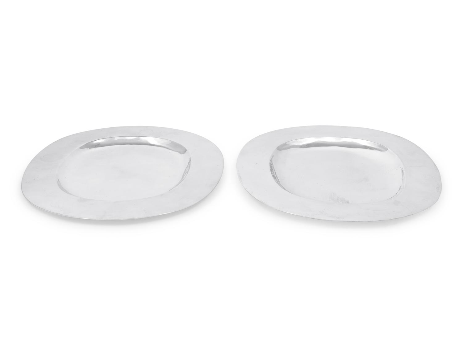A Pair of William Spratling Silver Serving Dishes