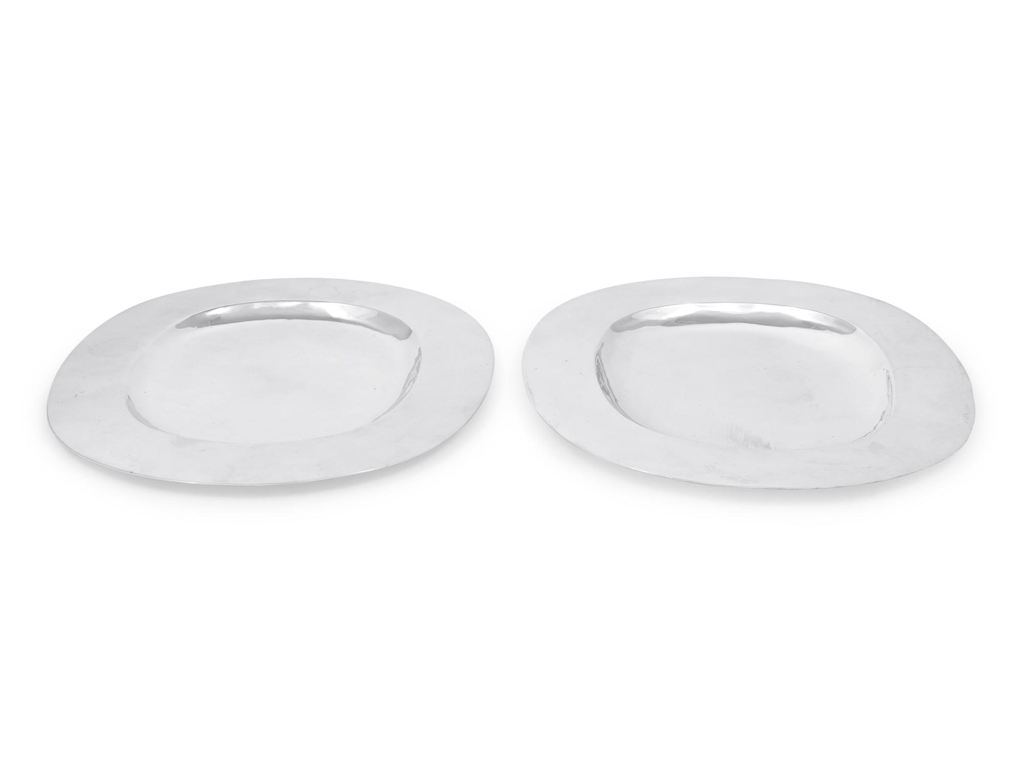 A Pair of William Spratling Silver Serving Dishes