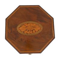 A George III Mahogany Marquetry Cellarette — 19TH CENTURY