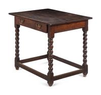 A William and Mary Oak Table