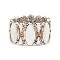 KONSTANTINO, SILVER, MOTHER-OF-PEARL, AND PINK TOURMALINE BRACELET
