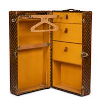 Louis Vuitton Malle-Armoire Steamer Wardrobe Trunk, Early 20th Century