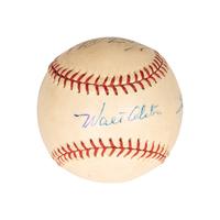 A Group of Signed Autograph Baseballs and One Signed Autograph Softball,