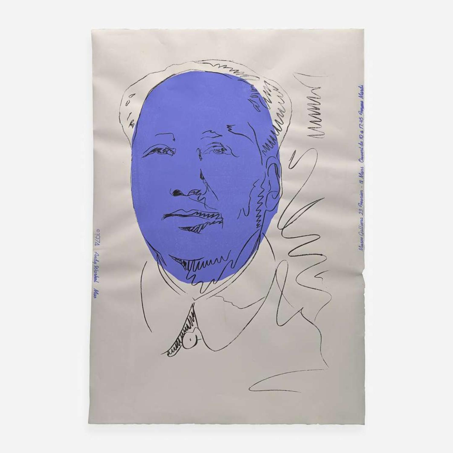 Andy Warhol (American, 1928-1987) Mao