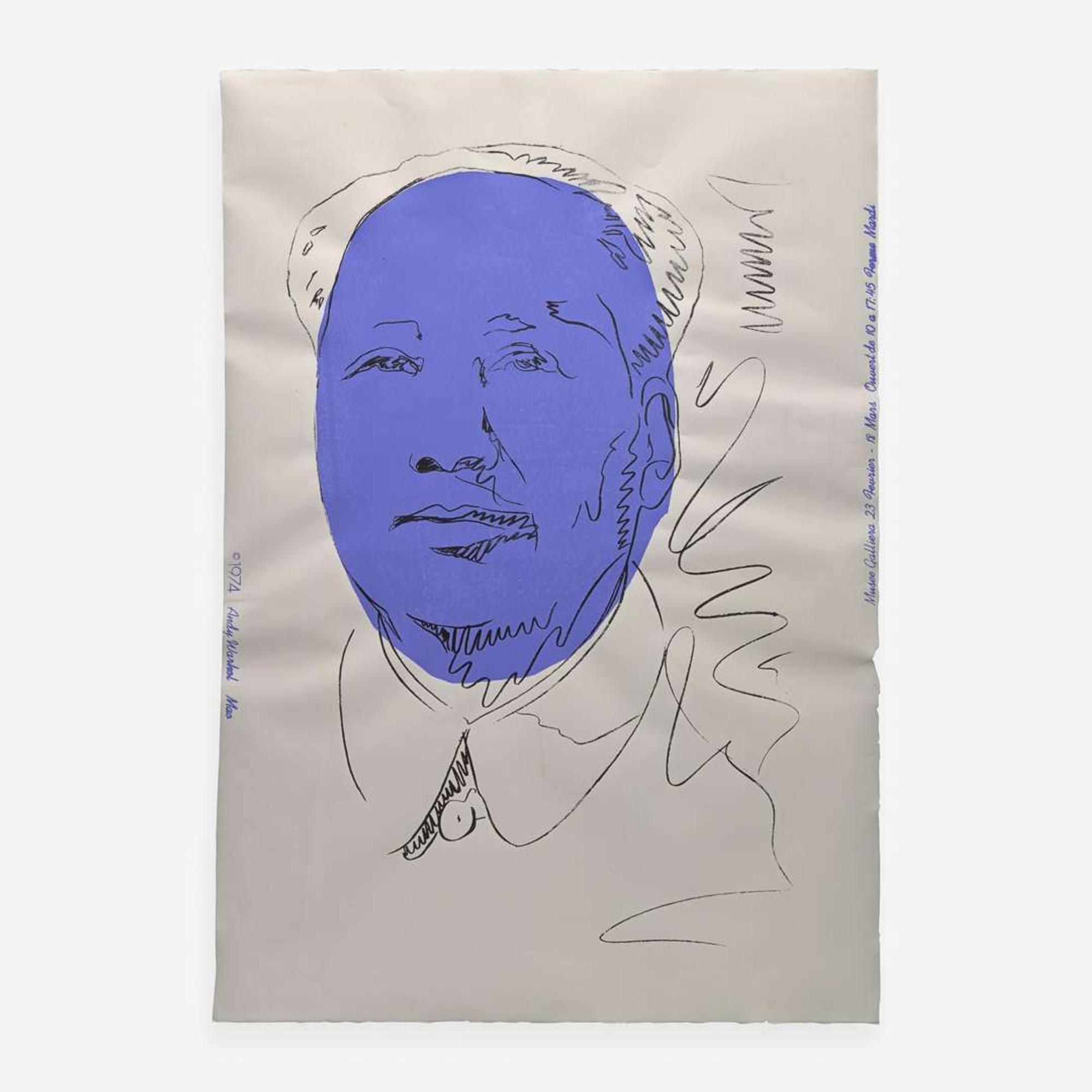 Andy Warhol (American, 1928-1987) Mao