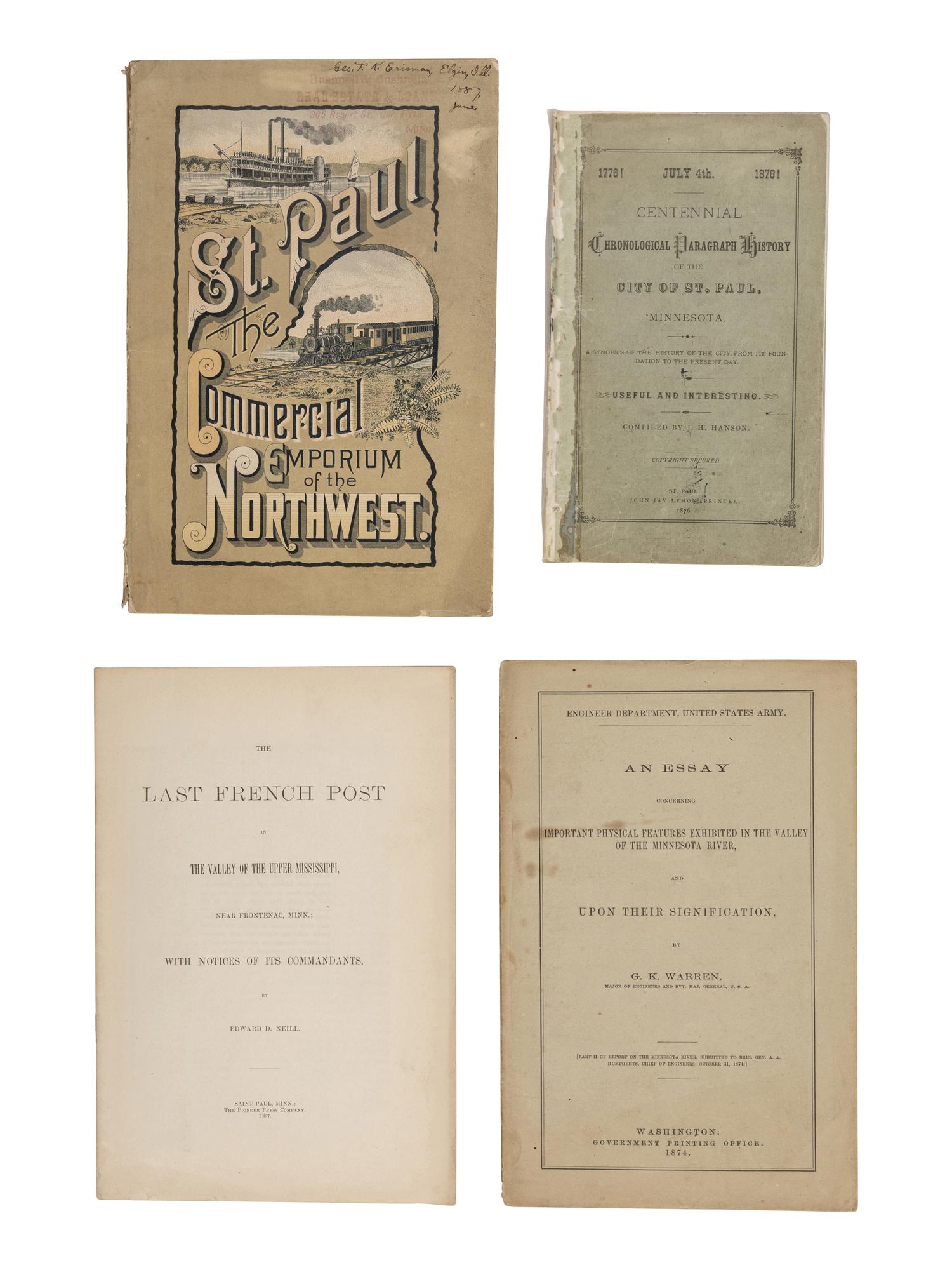 [MINNESOTA]. A group of 40 works, including:
