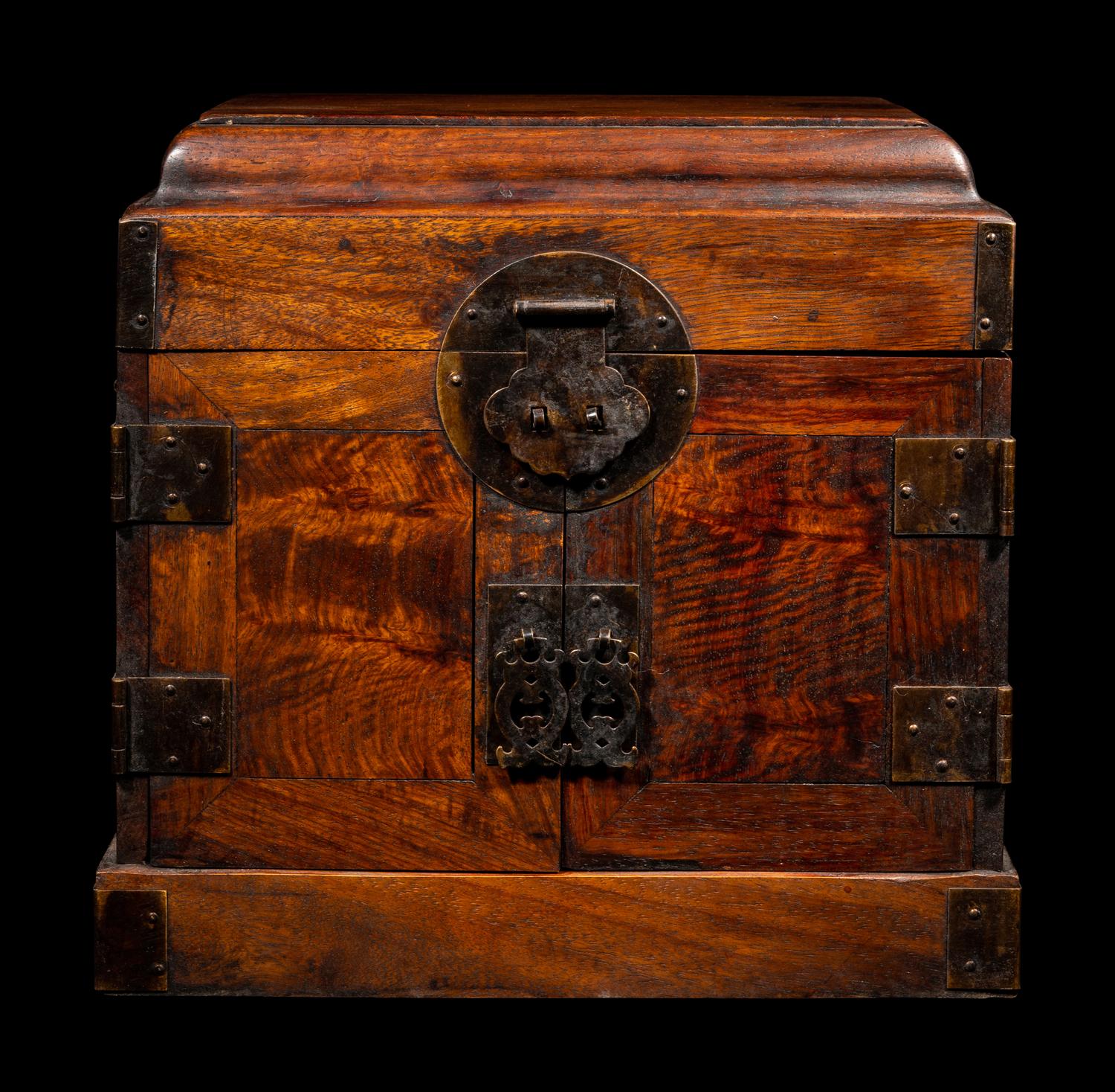 A Huanghuali Seal Chest, Guanpixiang