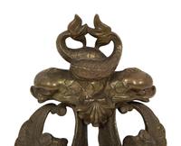 A Continental Bronze Door Knocker