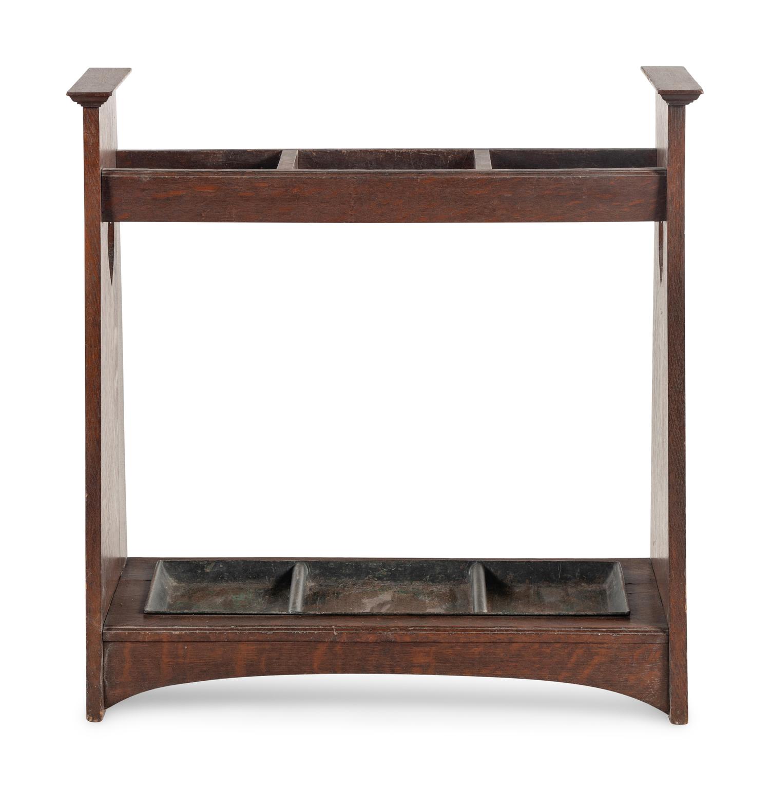 An Arts and Crafts Style Oak Umbrella Stand