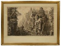 An Allegorical Frontispiece of Rome and its History from Le Antichita Romane, 1756, Etching After Giovanni Piranesi (Italian, 1720-1778)