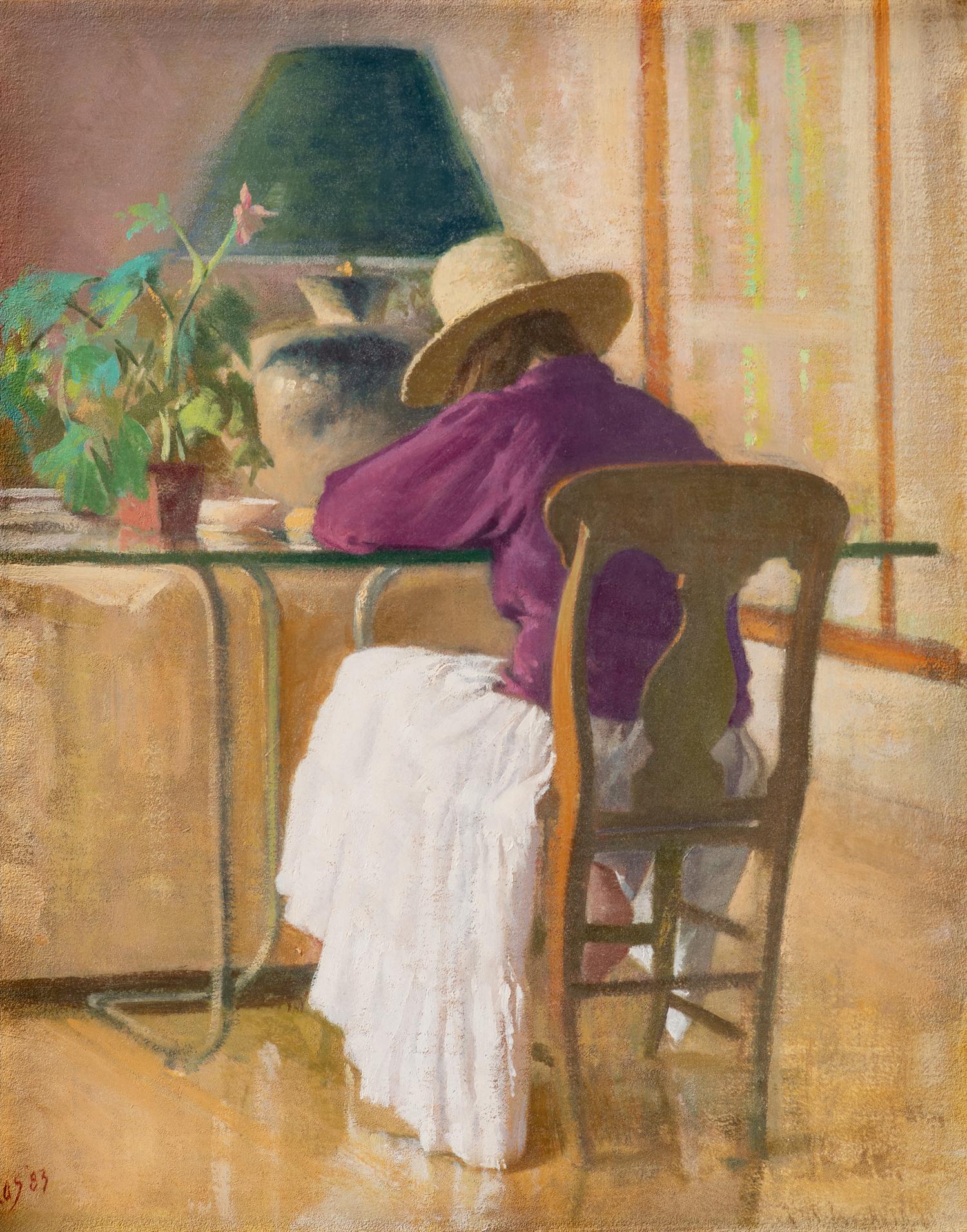 Figure Seated at Desk , 1983