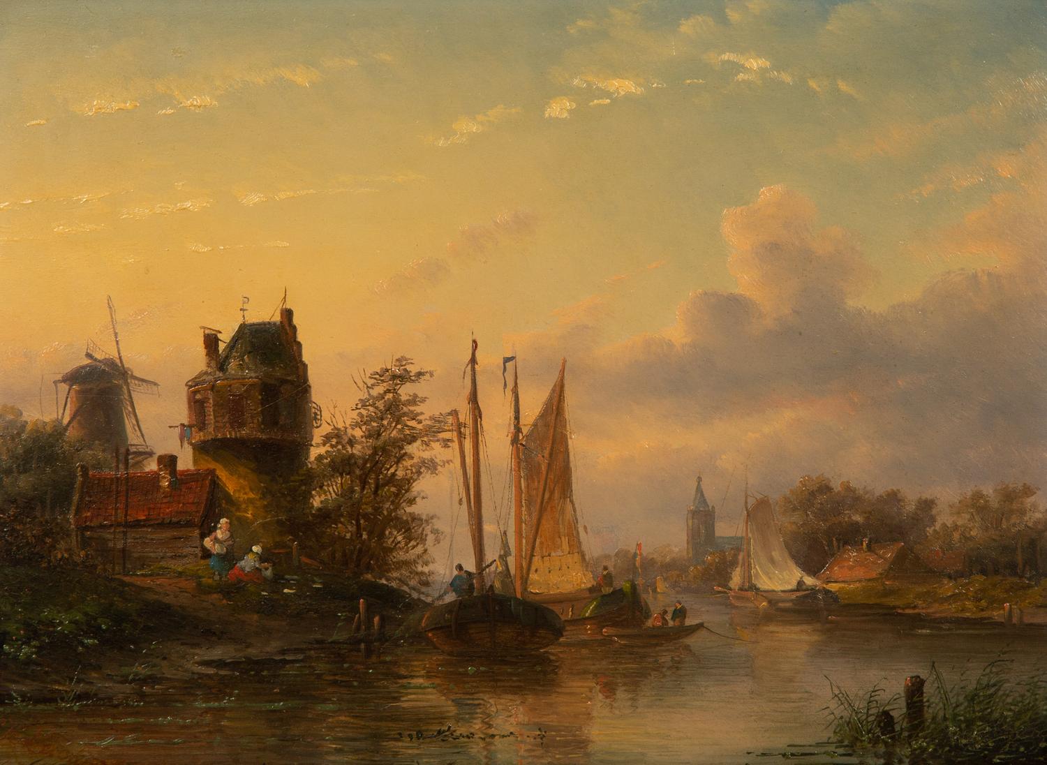 Fishing Boats in Canal