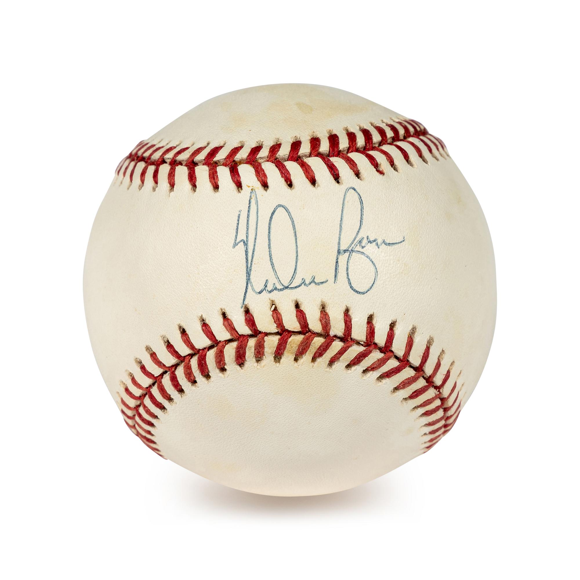 A Nolan Ryan Signed Autograph Baseball (Beckett Authentication Services BAS Certified),
