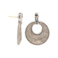 SAPPHIRE AND DIAMOND EARRINGS