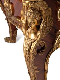 A Louis XV Style Gilt Bronze Mounted Bureau Plat