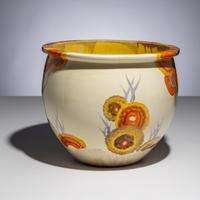 Clarice Cliff (English, 1899–1972) — Rhodanthe pattern Jardinière, c 1934