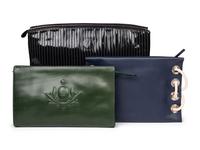 Fendi & Marni, Three Flat Leather Clutches