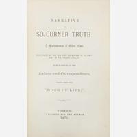 [African-Americana] Truth, Sojourner Narrative of Sojourner Truth...Labors and Correspondence, Drawn from Her "Book of Life."