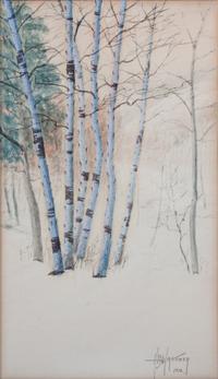 Aspens in Winter