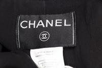 A Chanel Black Wool Jacket, Size 36.