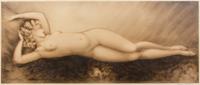 Louis Icart, (French, 1888-1950), Repose, 1934