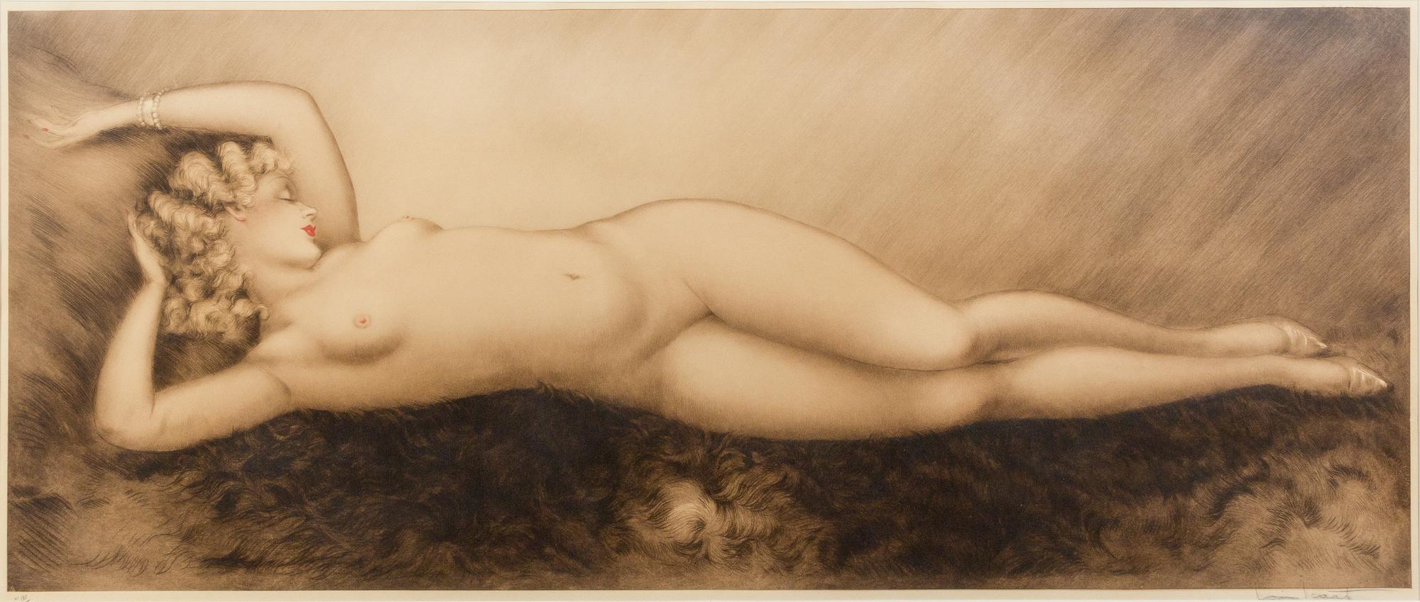 Louis Icart, (French, 1888-1950), Repose, 1934