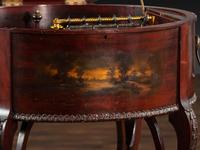 A Regina 'Rookwood ' Paint Decorated 20 Inch Drum Music Box
