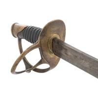 Unmarked Confederate Enlisted Cavalry Saber by Memphis Novelty Works
